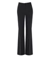 Stine Goya High-waisted Flared Trousers With Side Pockets In Black