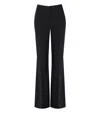 Stine Goya High-waisted Flared Trousers With Side Pockets In Black