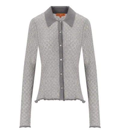 Stine Goya Bobbi Grey Cardigan In Grey