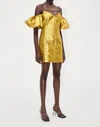 STINE GOYA BRERA DRESS IN LUMINESCENT GOLD