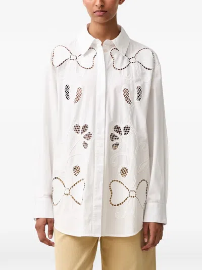 Stine Goya Broderie-anglaise Shirt In White