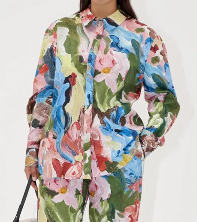 Stine Goya Casual Classic Button Down Shirt In Loves Me, Loves Me Not