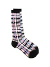 Stine Goya Check-pattern Socks In Red