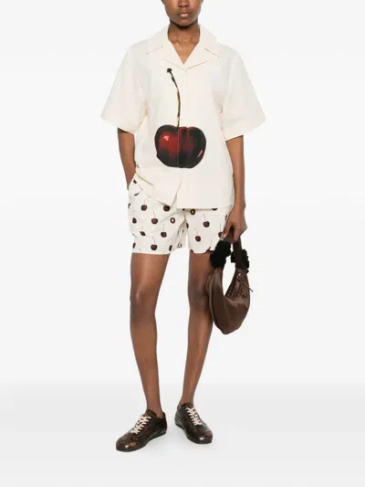 Stine Goya Cherries-print Shirt In White