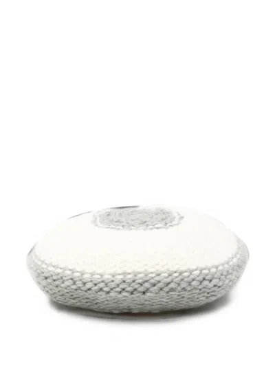 Stine Goya Chunky-knit Beret In Gray