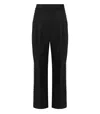 Stine Goya Ciara Black Wide Leg Pants With Rhinestones In Black