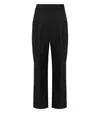 Stine Goya Ciara Black Wide Leg Pants With Rhinestones In Black