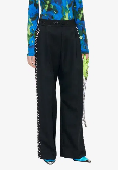 Stine Goya Ciara Crystal-embellished Pants In Black
