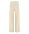 Stine Goya Ciara Ivory Wide Leg Trousers In Ivory
