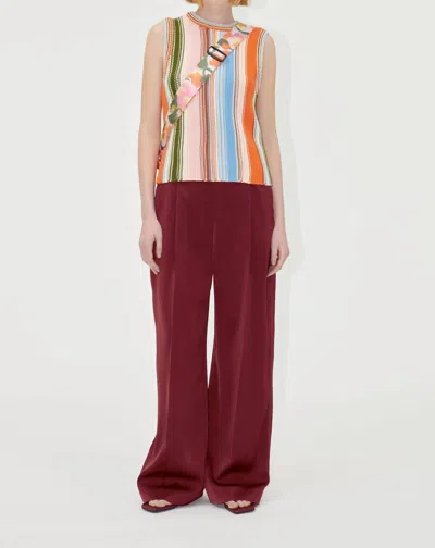 Stine Goya Ciara Pant In Raspberry In Brown