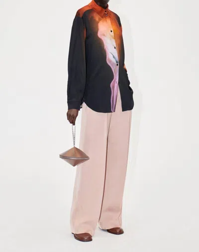 Stine Goya Ciara Satin Pants In Stucco In Multi