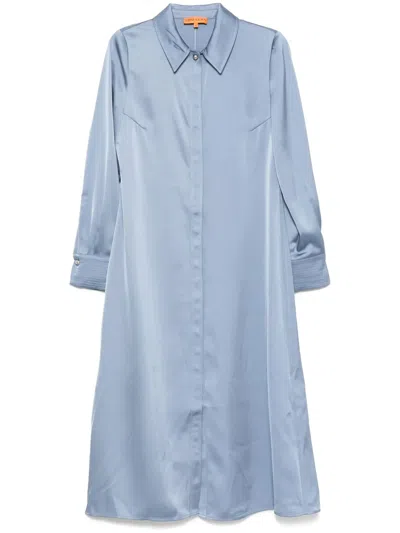 Stine Goya Collared Dress In Blue