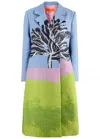 Stine Goya Tree Coat In Multicoloured 1
