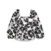 Stine Goya Anemone-jacquard Square-neck Top In Black