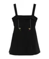 Stine Goya Mini Dress With Adjustable Straps In Black