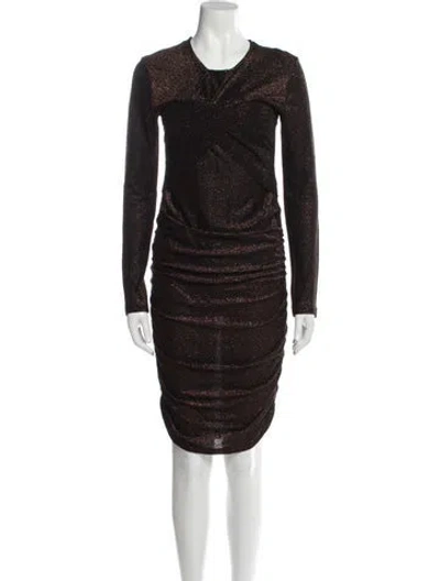 Pre-owned Stine Goya Crew Neck Knee-length Dress