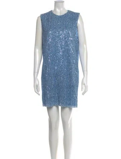 Pre-owned Stine Goya Crew Neck Mini Dress