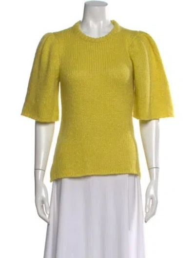 Pre-owned Stine Goya Crew Neck Sweater In Yellow