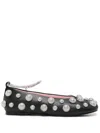 Stine Goya Crystal-embellished Ballerina Shoes In Black