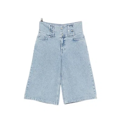 Stine Goya High-waisted Panelled Shorts In Multi