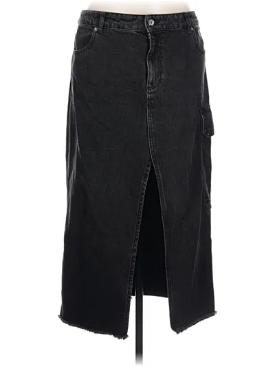 Pre-owned Stine Goya Denim Skirt In Black