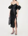 Stine Goya Ditta Dress Swirl Xs In Black