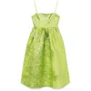 Stine Goya Voluminous Gathered Midi Dress In Multicolor