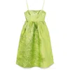 Stine Goya Voluminous Gathered Midi Dress In Multicolor