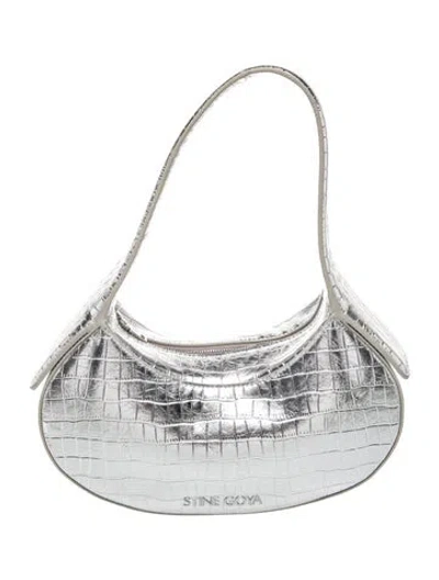 Pre-owned Stine Goya Embossed Leather Shoulder Bag