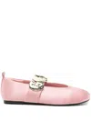 Stine Goya Ergo Stone Ballet Flats In Pink