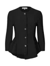 Stine Goya Flared Button-up Top In Black