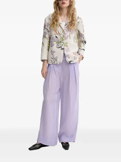 Stine Goya Floral Blazer In Neutral