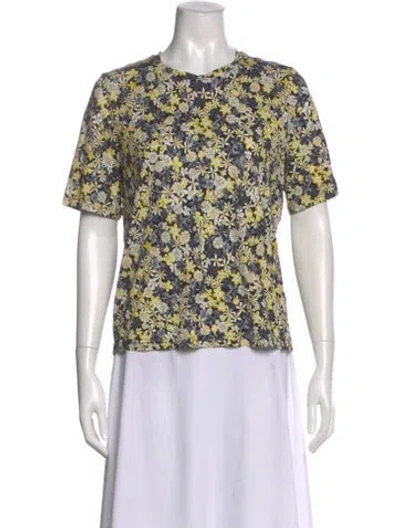 Pre-owned Stine Goya Floral Print Crew Neck T-shirt In Multi