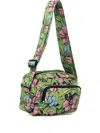 Stine Goya Floral-print Cross Body Bag In Green