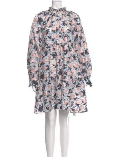 Pre-owned Stine Goya Floral Print Knee-length Dress