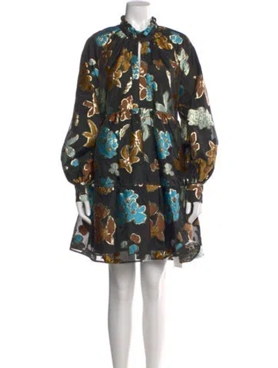 Pre-owned Stine Goya Floral Print Knee-length Dress In Multi