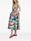 Stine Goya Double Strap High-volume Midi Dress In Multi In Multi