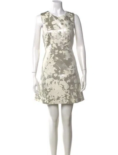 Pre-owned Stine Goya Floral Print Mini Dress In Multicolor