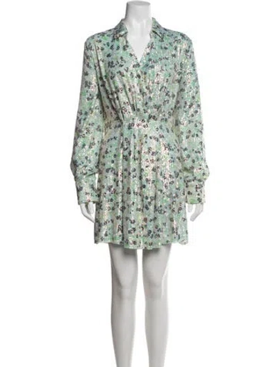Pre-owned Stine Goya Floral Print Mini Dress W/ Tags In Multi