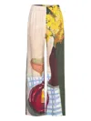 Stine Goya Floral-print Panelled Palazzo Pants In Multi