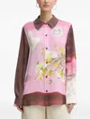 Stine Goya Floral-print Shirt In Pink