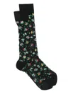 Stine Goya Floral-print Socks In Black