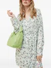Stine Goya Floral Sequin Mini Dress In Green