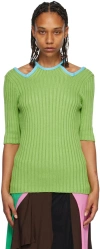 Stine Goya Green Lava T-shirt In 4114 Kelly Green