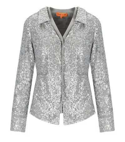STINE GOYA STINE GOYA GREY SEQUINS SHIRT