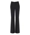 Stine Goya High-waisted Flared Trousers With Side Pockets In Black
