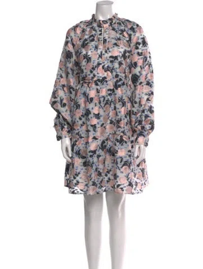 Pre-owned Stine Goya Jasmine Knee-length Dress In Blue