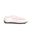 Stine Goya Lace-up Mesh Sneakers In Pink