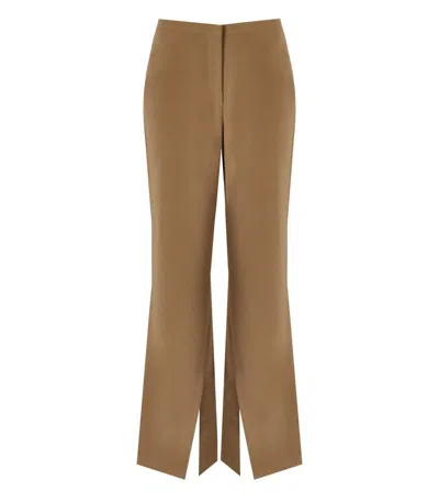 STINE GOYA STINE GOYA LEAH COFFEE BROWN FLARE PANTS