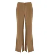 Stine Goya Leah Coffee Brown Flare Trousers